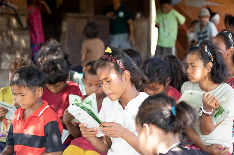 More than 40 children in the village came to faith in Jesus Christ during The Greatest Journey. They still continue studying the Bible every Sunday.