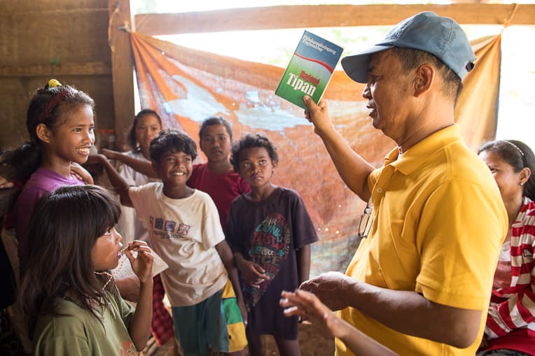 Pastor Ramos continues coming to the village to teach the Bible a year after The Greatest Journey was finished.