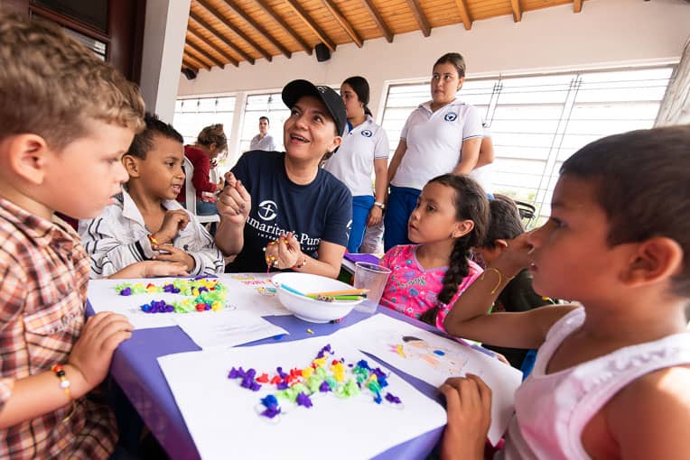 Samaritan's urse is partnering with a local church in Cucuta to minister to Venezuelan migrants of all ages.