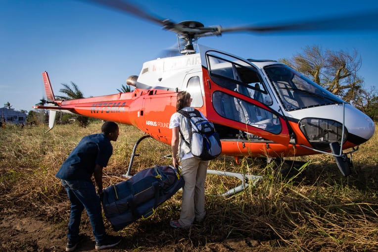 Our teams are airlifting medical supplies and equipment to areas cut off by flooding.