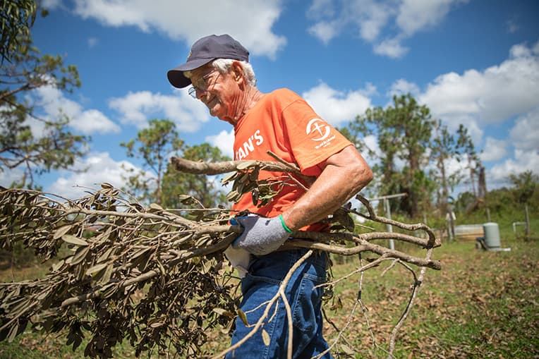 Frank Whitney is 80 years old and a long-time supporter of Samaritan’s Purse. .