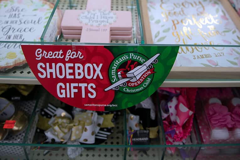 Keepsakes containing Scripture verses can be great for shoebox gifts.