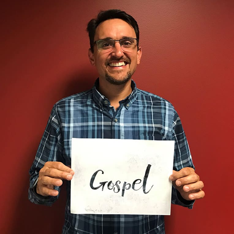 Nathan Jansen’s one word to describe why he packs shoeboxes is “Gospel.