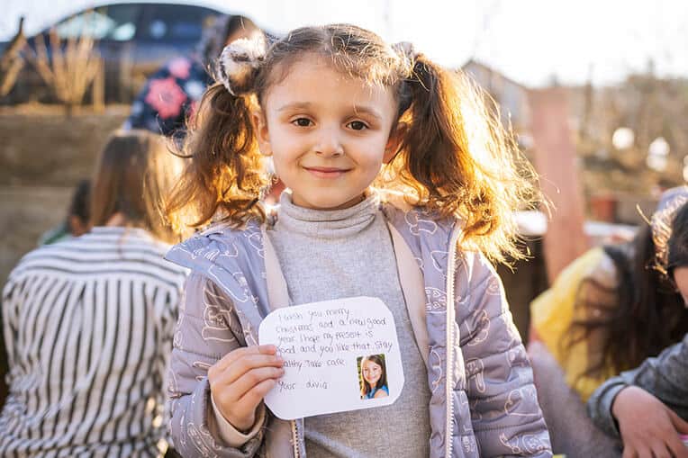 The ultimate quality item, says year-round volunteer Sheila Lewis, is a handwritten letter.