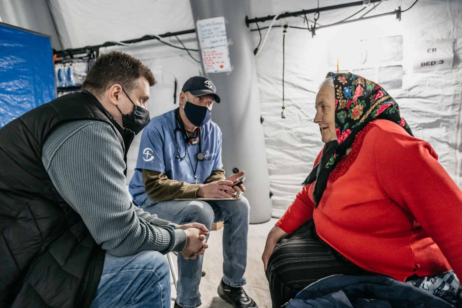 At our Emergency Field Hospital in Lviv, Ukraine, excellence in care creates moments for the best medicine—eternal hope in Jesus Christ.