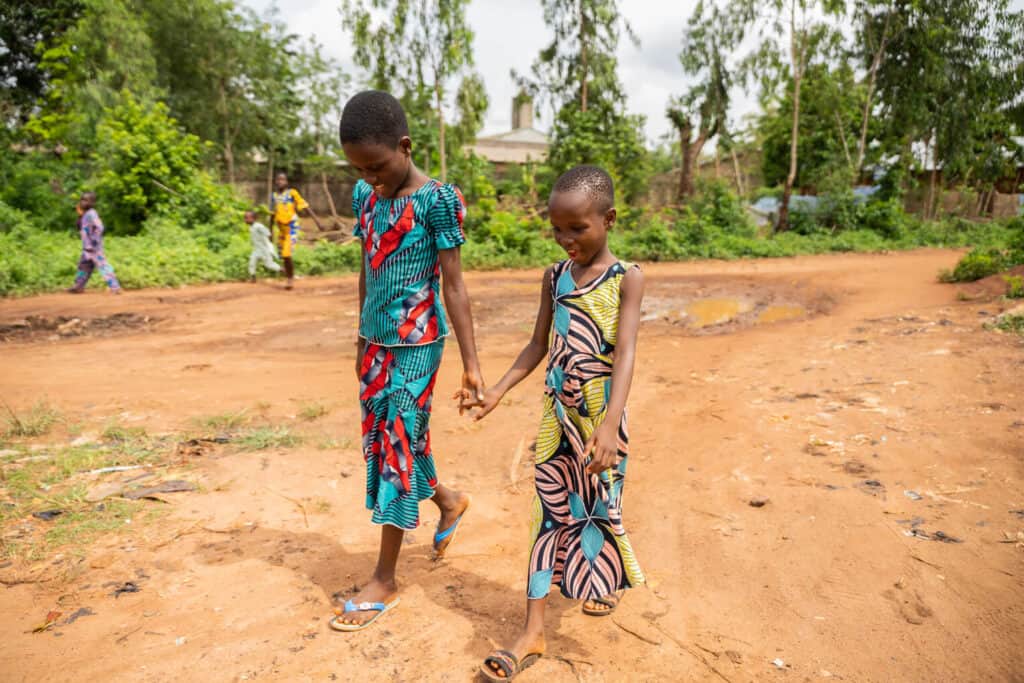 Gladys and Kemi are best friends and now they are sisters in Christ, having both received the Lord Jesus as their Savior at Operation Christmas Child Outreach Events.