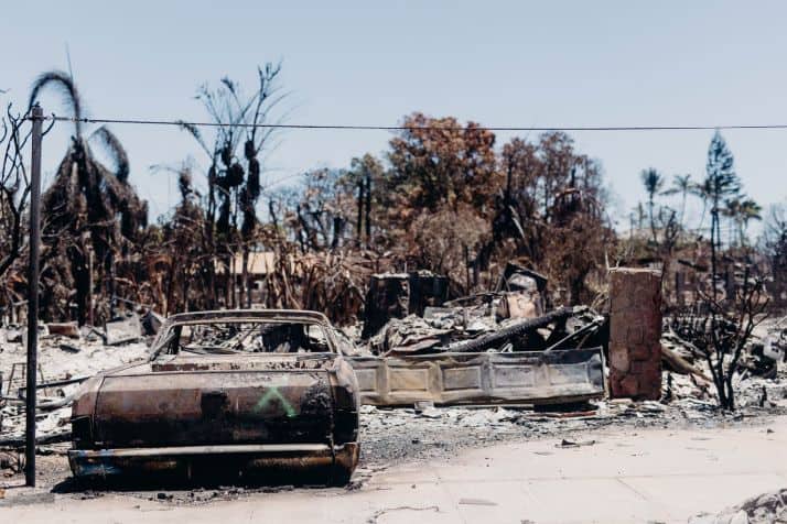 The deadly wildfire on Maui left little besides the charred ruins of homes and property.