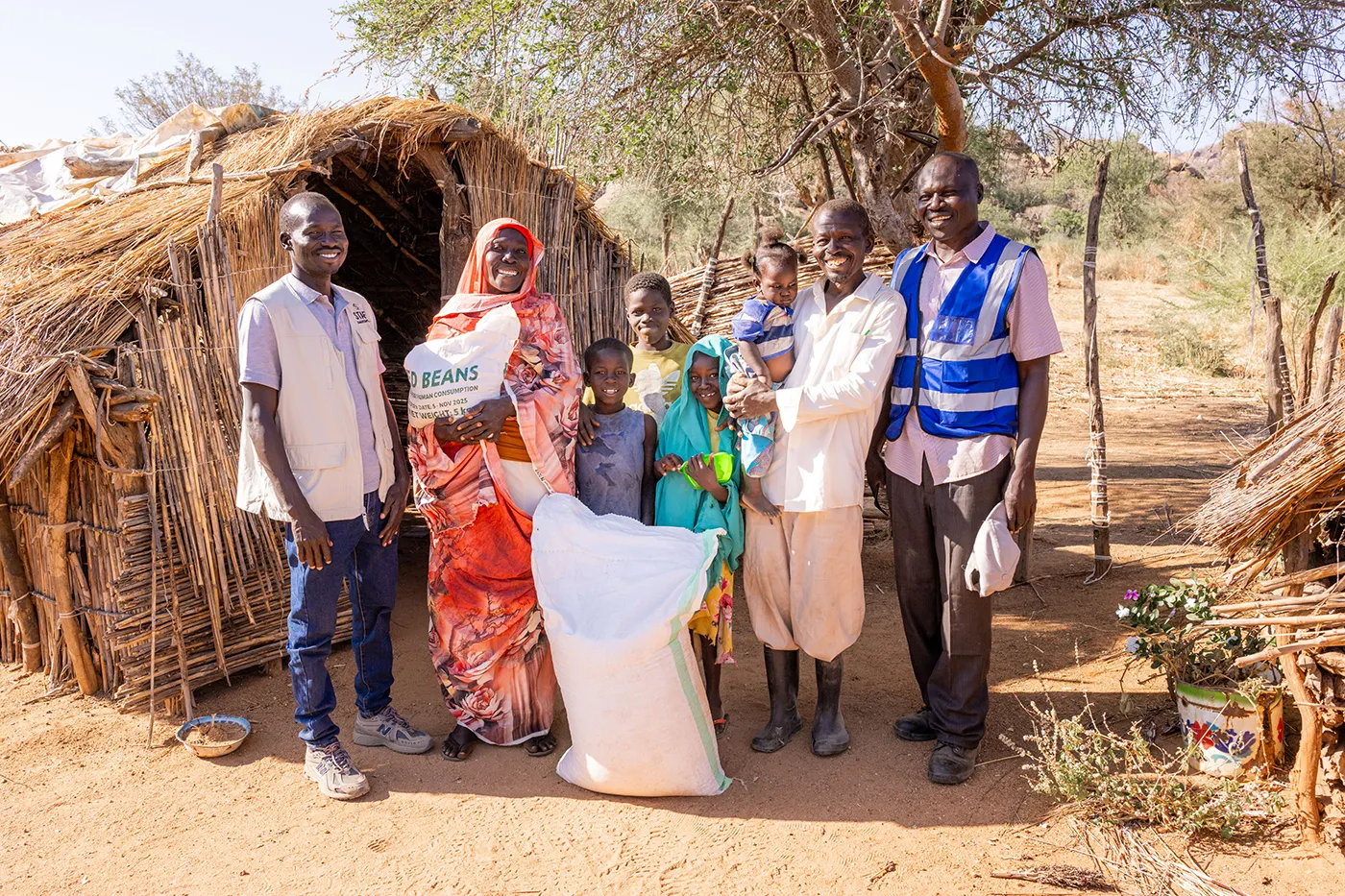 Agriculture training and food-security support helping families grow stronger harvests.