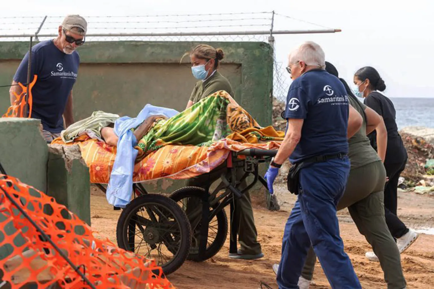 Our teams are treating patients at our Emergency Field Hospital as the region’s medical system struggles to stay operational.