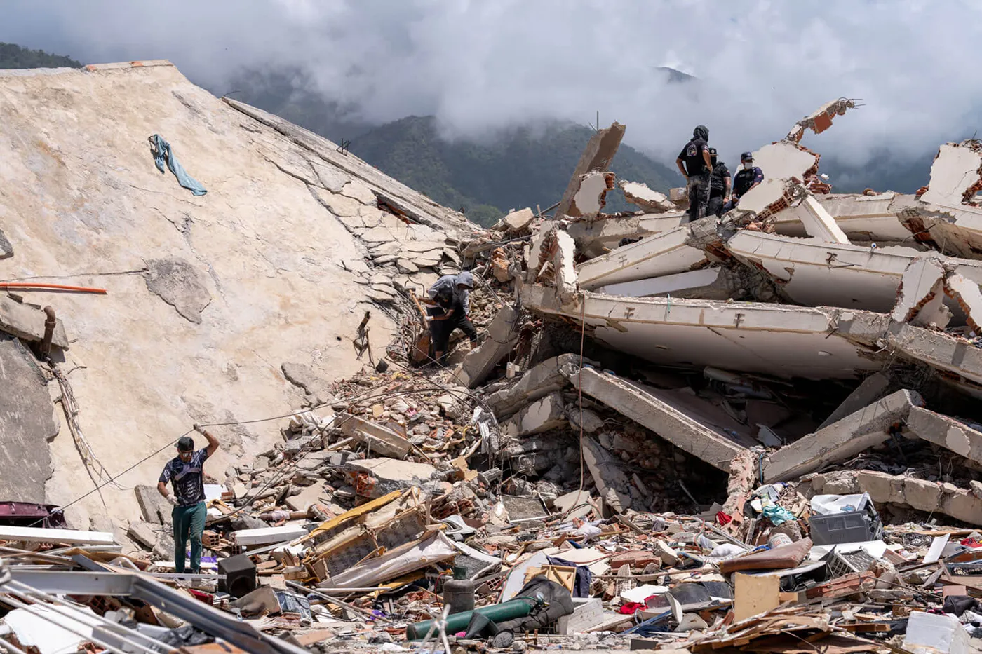 Thousands of people were killed or injured during the quakes. Many are still missing.