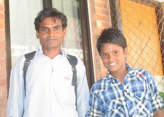 Santosh and father