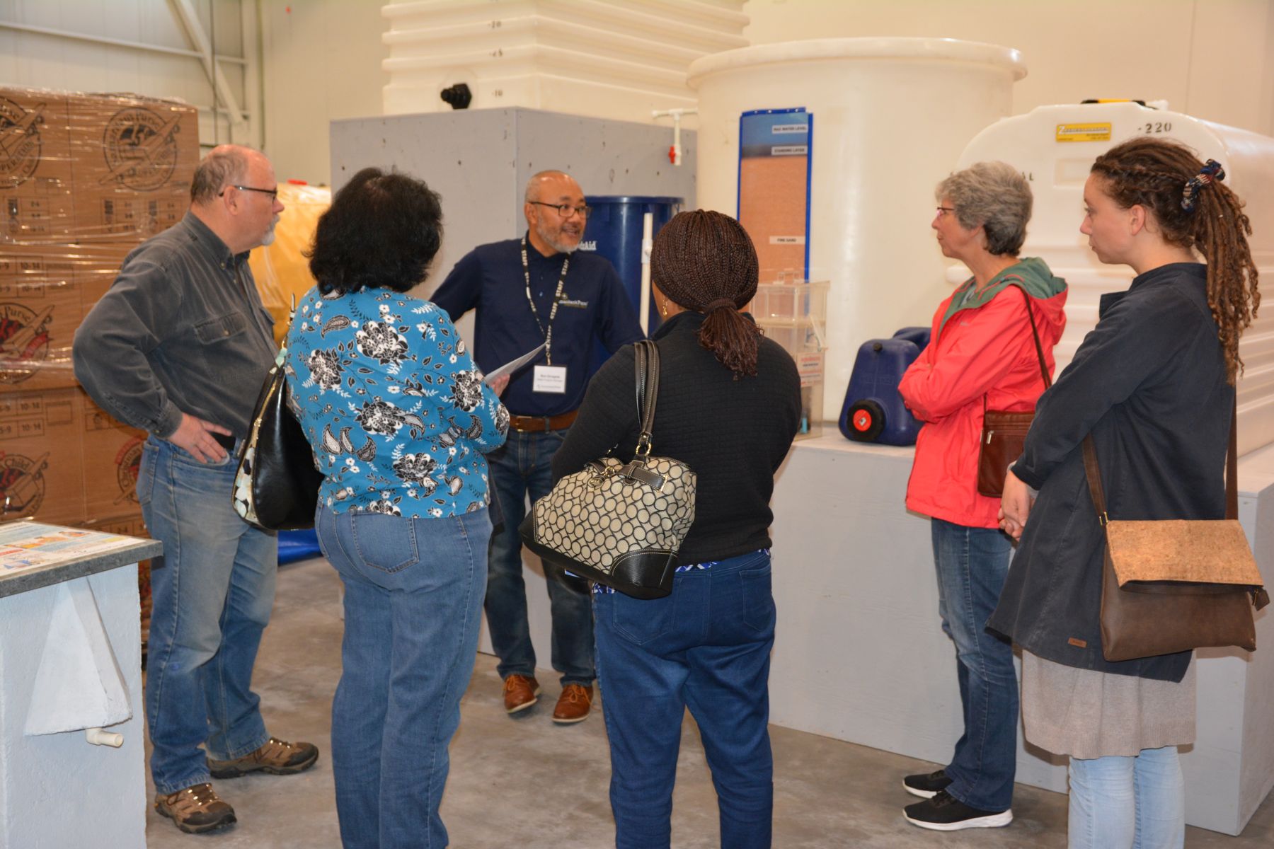 Providing long-term safe water in developing countries is a major project for Samaritan’s Purse and we had a chance to show guests the filters we construct and provide to families and schools in countries like Nicaragua and Cambodia.