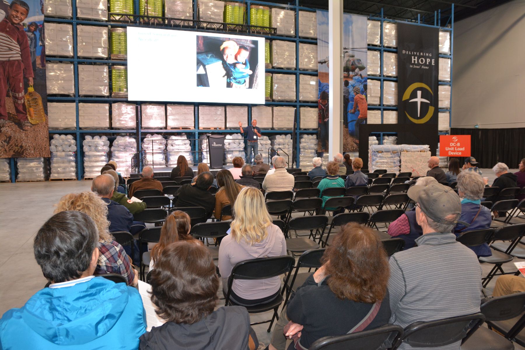 During the Open House, staff experts spoke on topics such as providing safe water in the developing world and responding to natural and medical disasters.