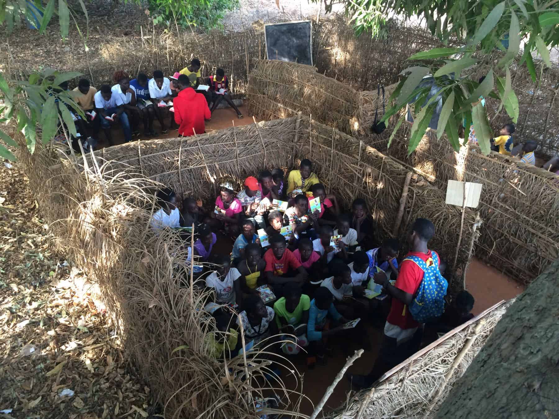 A Greatest Journey class in rural Guinea Bissau.