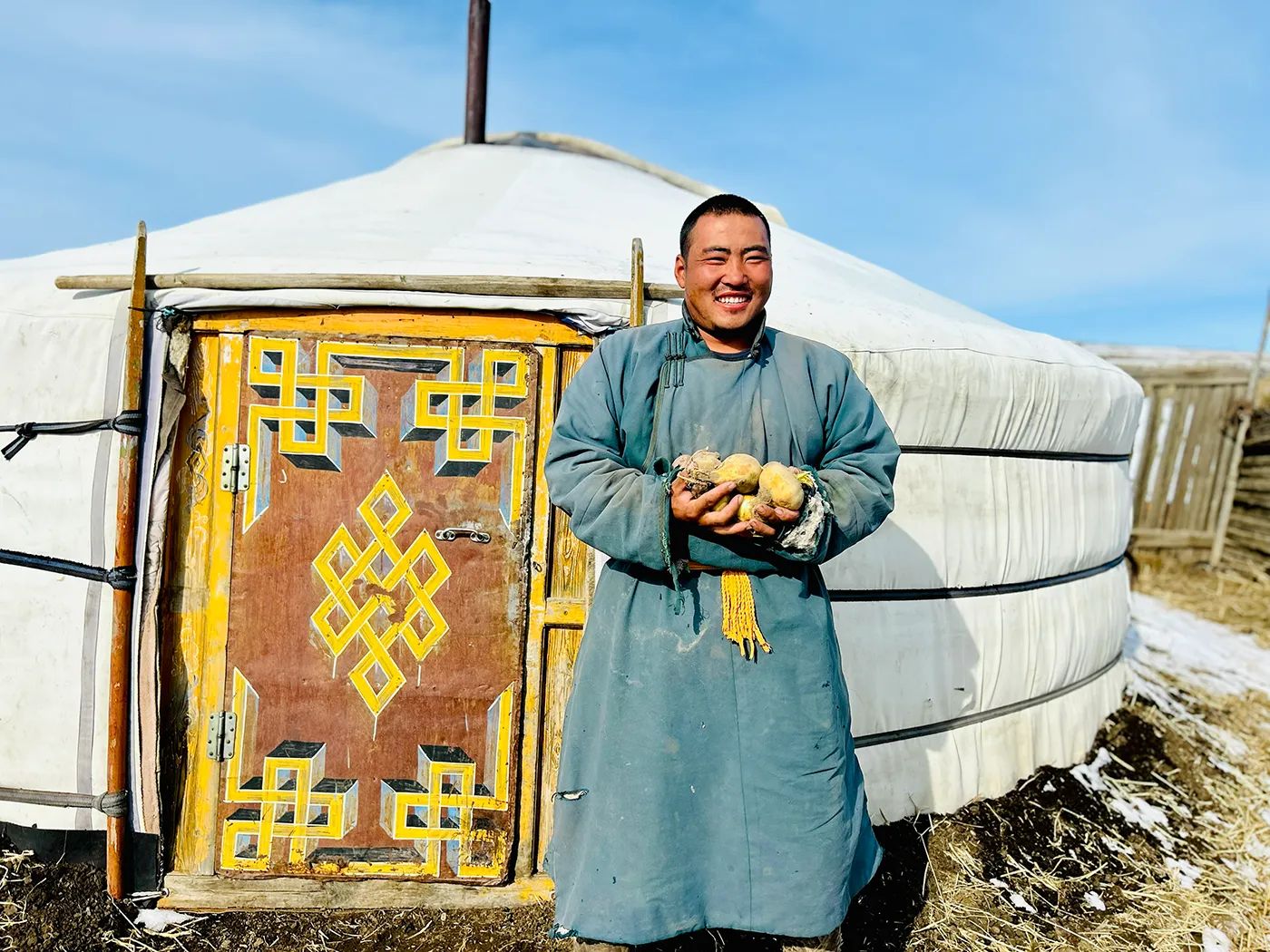 God enabled Samaritan’s Purse to start an agricultural project in Jamsranjar’s community in Mongolia.