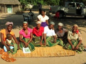 Six women sitting together