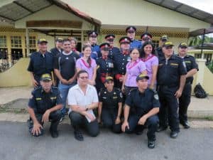 Canadian police officers in Costa Rica