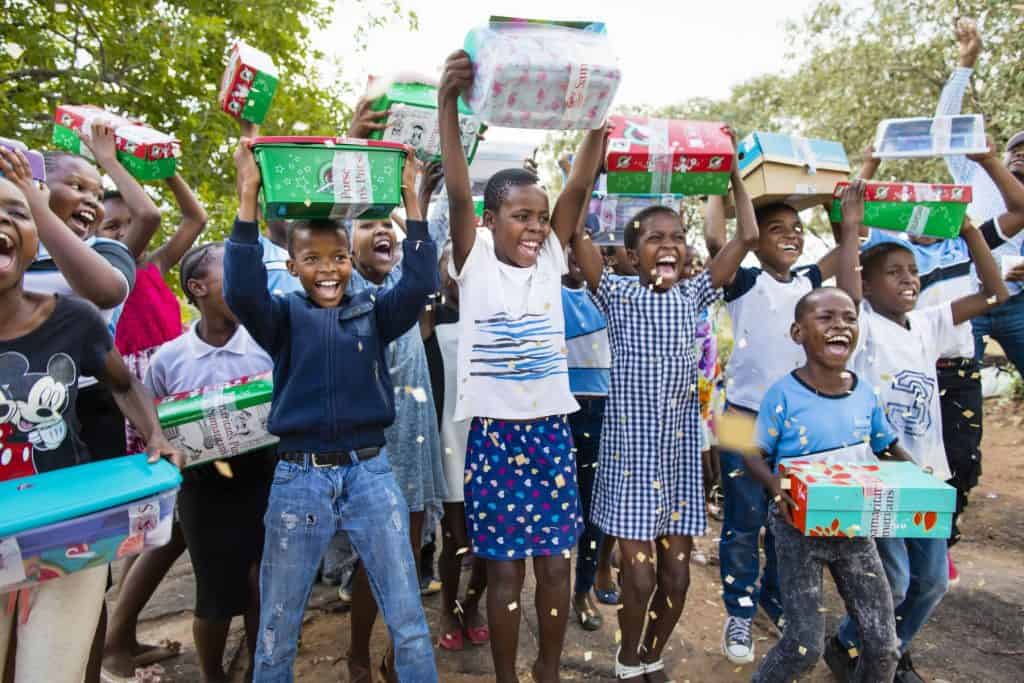 An Operation Christmas Child shoebox gift is sometimes the first gift children receive.