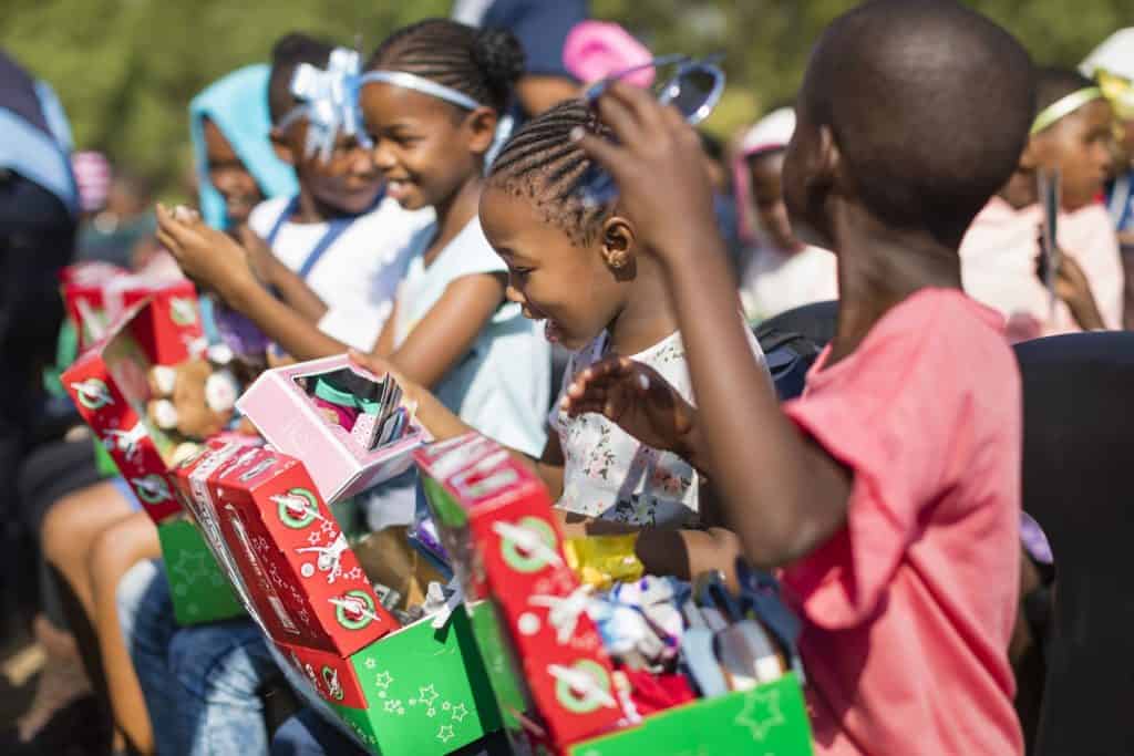 The day they receive their shoebox gift is one that children will remember for many years to come.